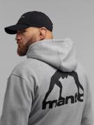 MANTO hoodie peacefull violence - grey